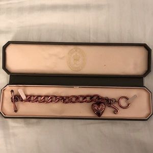 Juicy couture pink charm bracelet